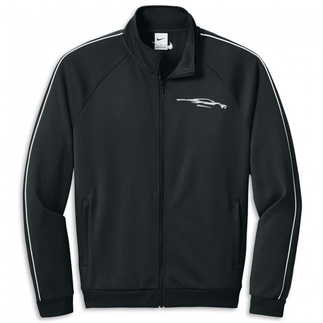 nike athletic gear C8 Corvette Black Nike Track Jacket for Men