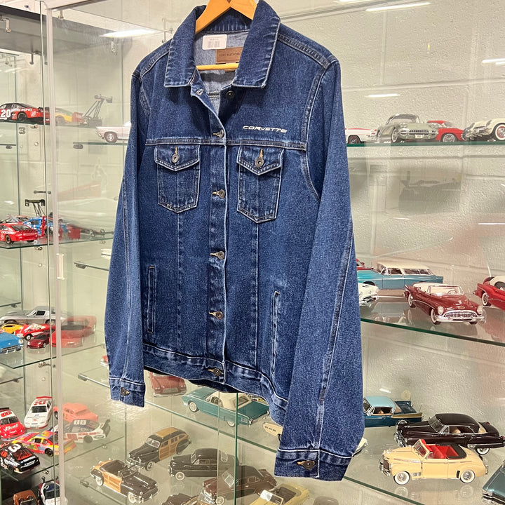 C8 Corvette Ladies Rhinestone Denim Jacket