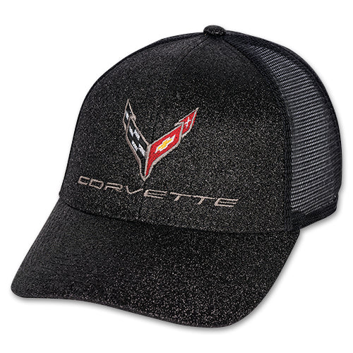C8 Corvette Ladies Glitter Bomb Hat