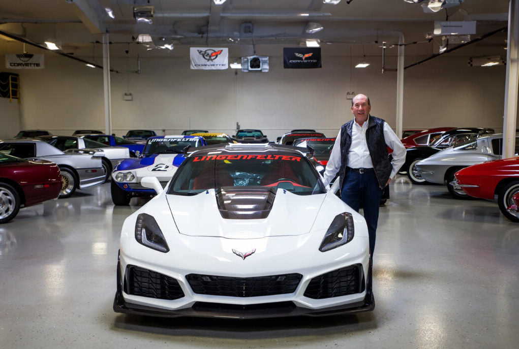 Ken Lingenfelter at the Lingenfelter car collection in Brighton, Michigan