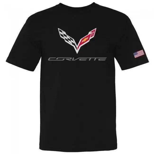 C7 Corvette USA Made Flags Tee - Team Lingenfelter