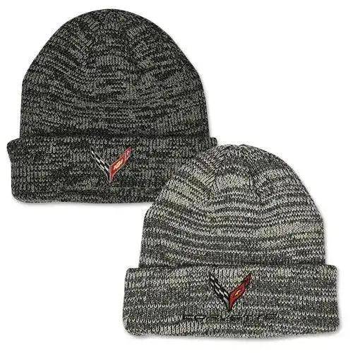 C8 CORVETTE HEATHERED KNIT BEANIE - Team Lingenfelter