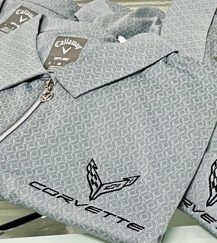 c8 corvette ladies tradewind grey polo shirt team lingenfelter gm licensed.  