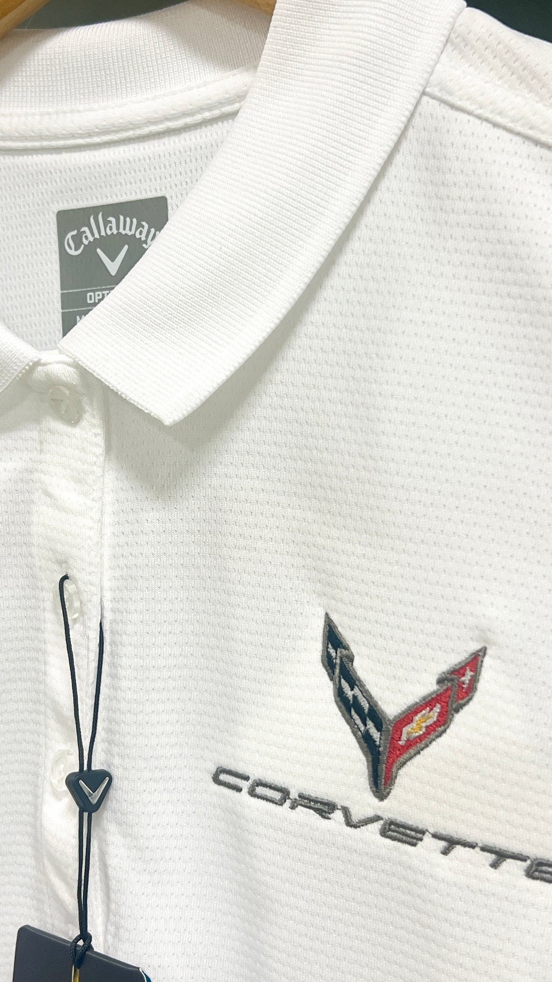 c8 corvette ladies polo shirt white gm licensed team lingenfelter