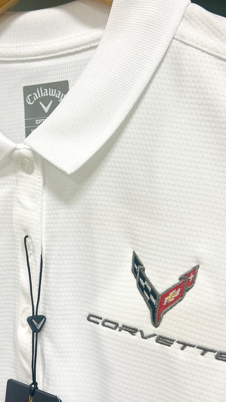 c8 corvette ladies polo shirt white gm licensed team lingenfelter