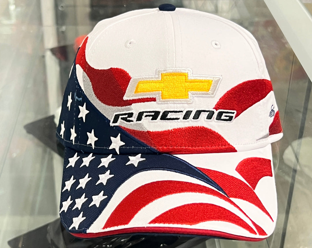 Chevy Racing White Flag Hat