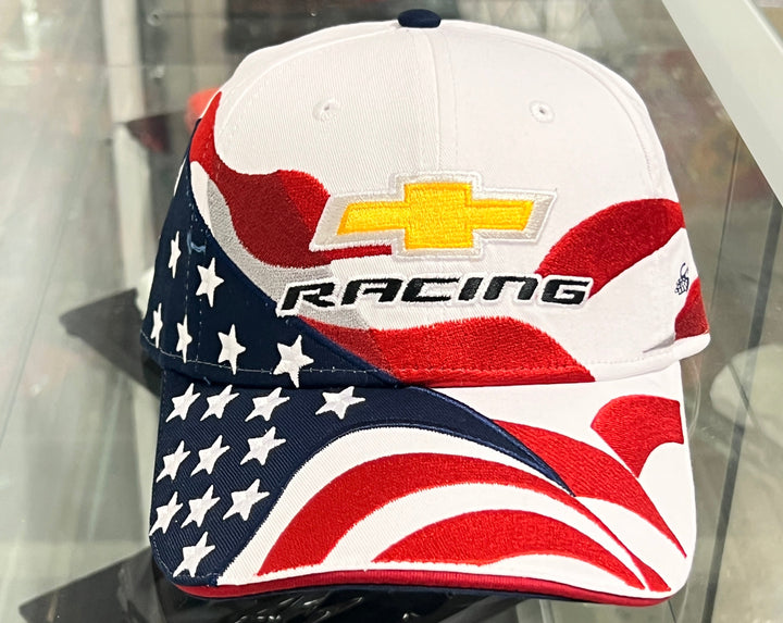 Chevy Racing White Flag Hat