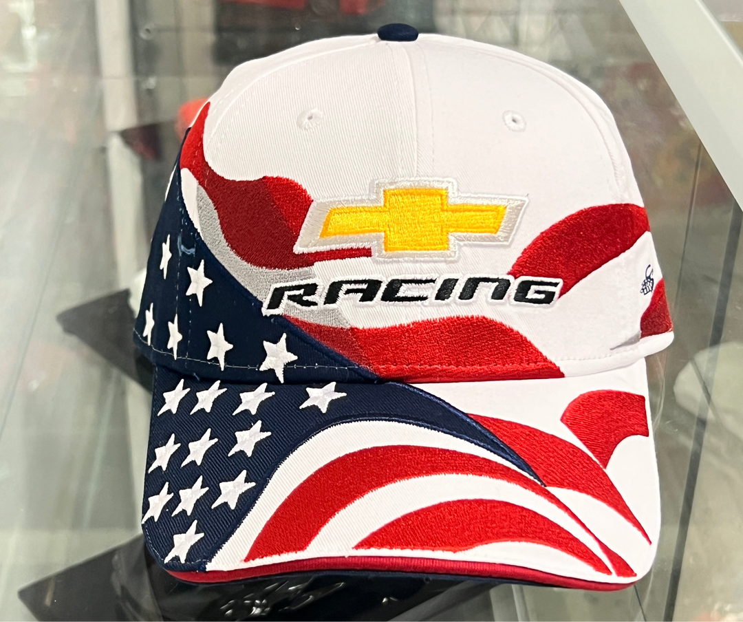 Chevy Racing White Flag Hat - Team Lingenfelter