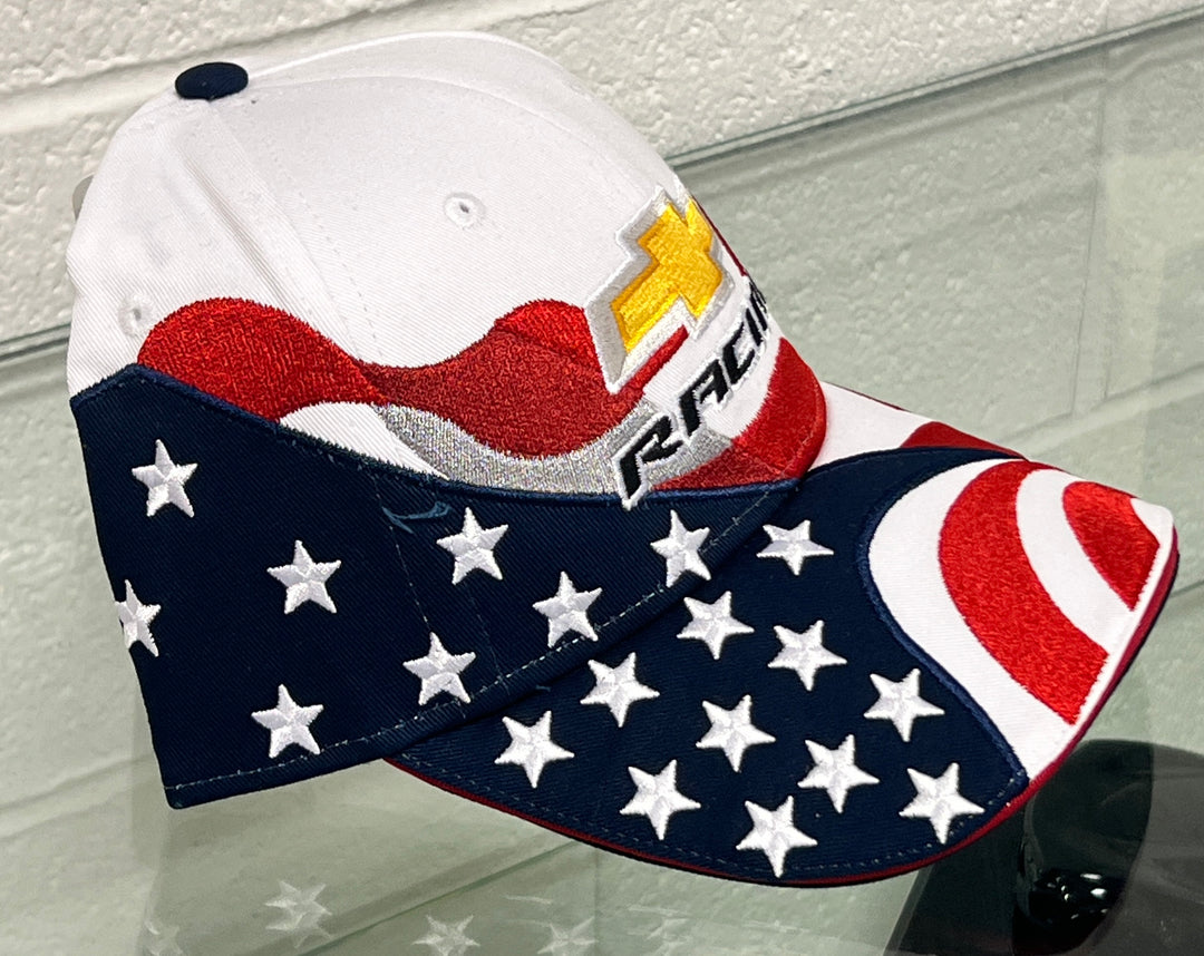 Chevy Racing White Flag Hat