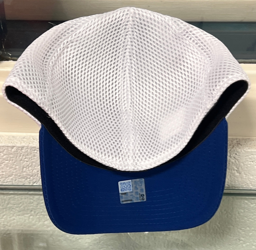 C8 Corvette Royal White Flexfit Hat Large/XL