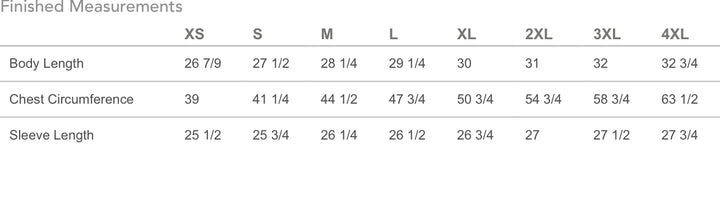 size chart Men's adidas Lingenfelter quarter zip