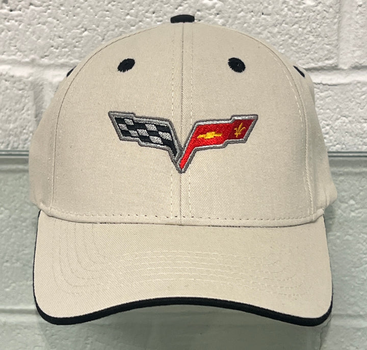 Lingenfelter Race Gear C6 Corvette Next Generation Heritage hat, men's accessory, navy blue with embroidered Corvette logo and branding.