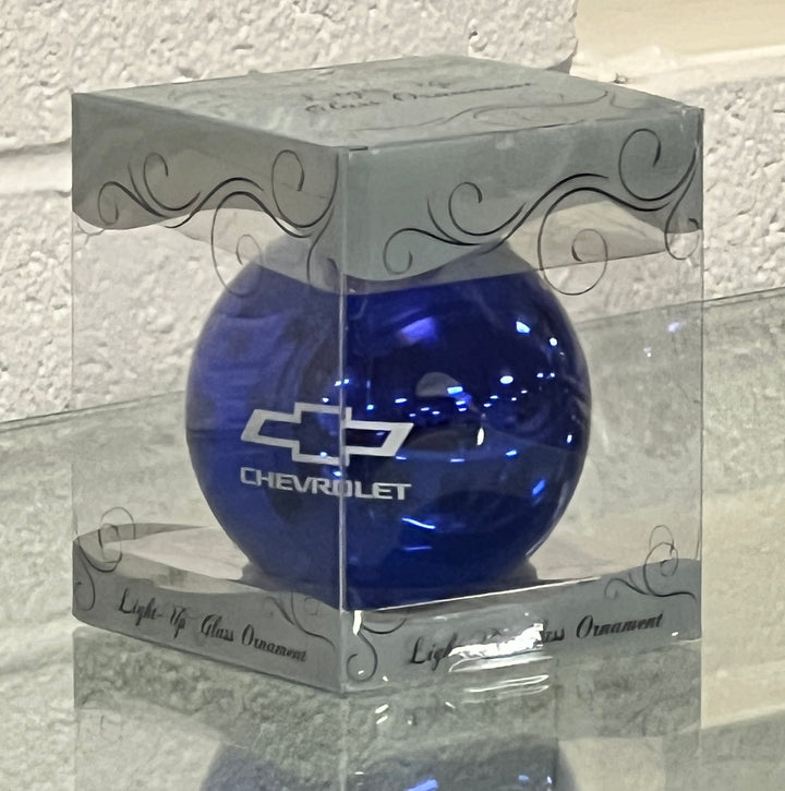 CHEVROLET BLUE BOWTIE ORNAMENT
