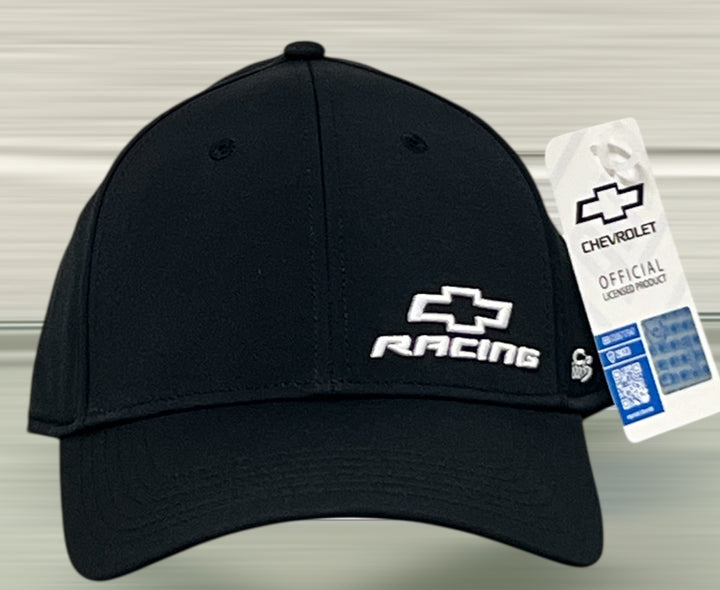 Chevy Racing Black Flexfit Hat Side Logo