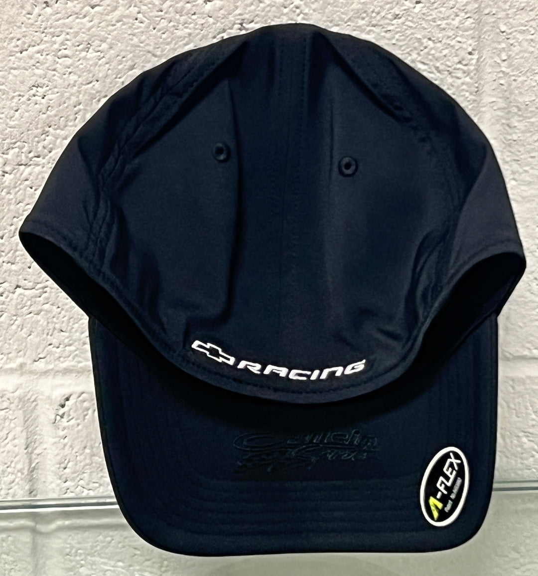 Chevy Racing Black Flexfit Hat Side Logo