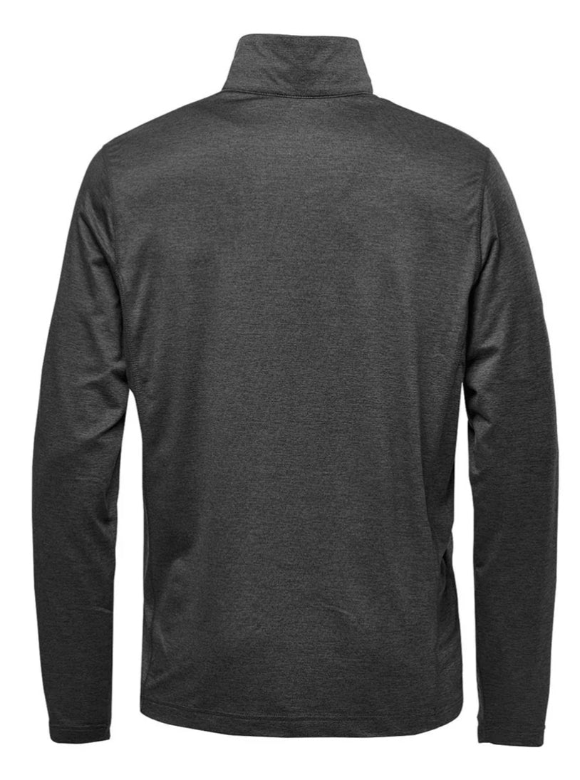 C8 Corvette Men’s Charcoal Heather Quarter Zip Pullover - Team Lingenfelter