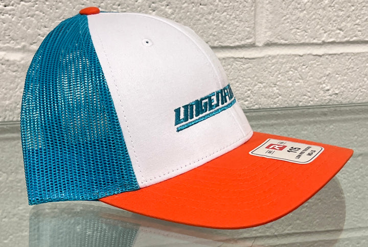 lingenfelter hat blue white orange