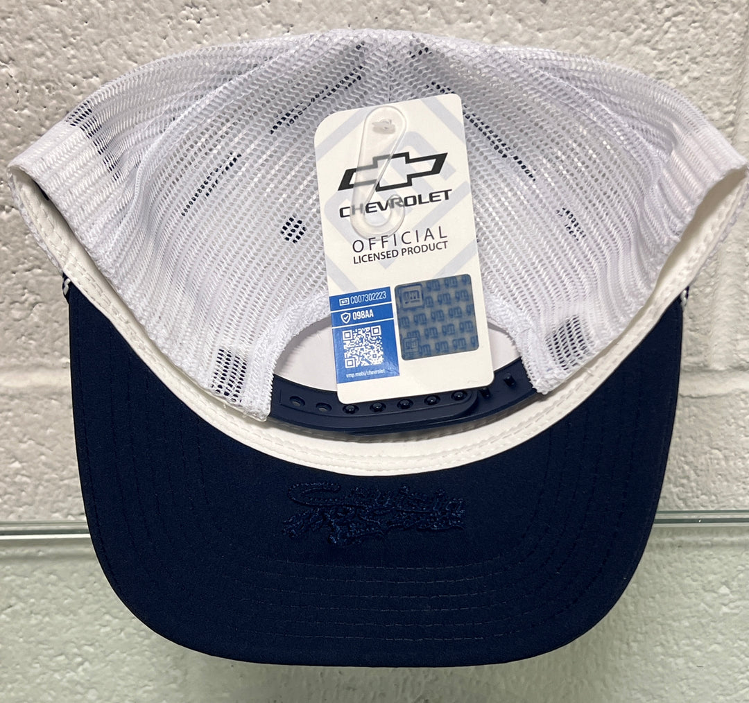 Lingenfelter Race Gear Chevrolet patch rope snapback hat with adjustable strap and embroidered Chevrolet logo on front.