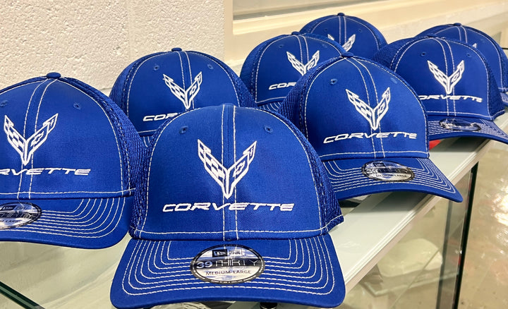C8 Corvette Flexfit Men's Hats