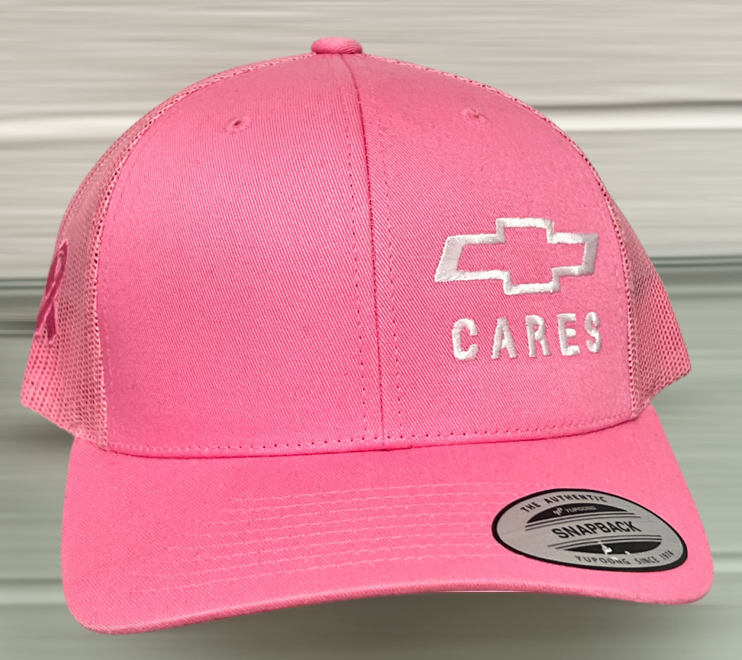 Chevy Cares Mesh Snap Back Hats