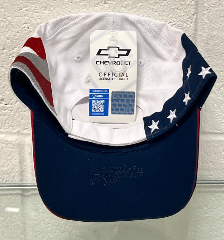 Chevy Racing White Flag Hat