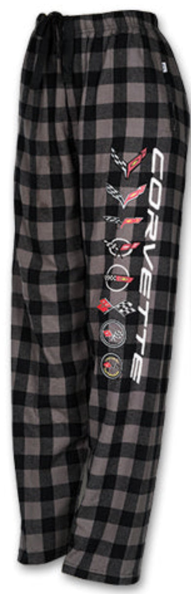 Corvette Flannel Pants GM licensed Team Lingenfelter Shop