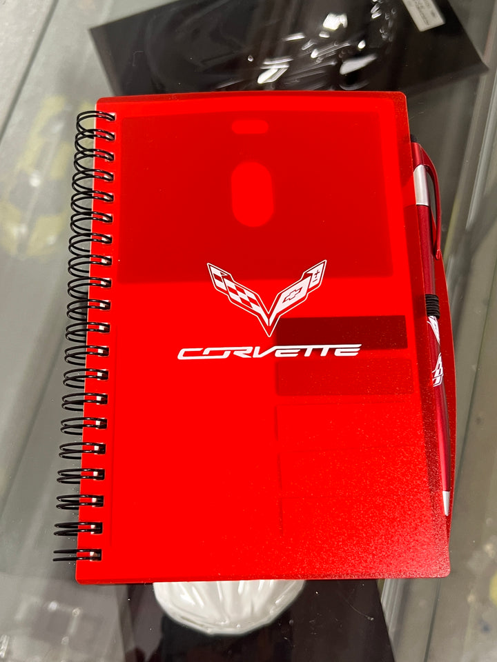 C7 Corvette Red Note Book GM licensed Team Lingenfelter Shop