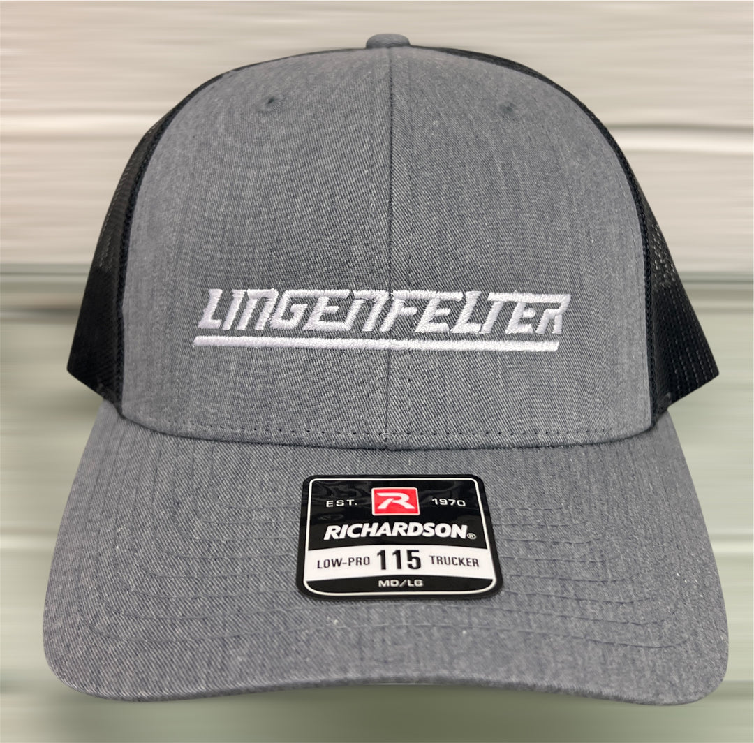 Lingenfelter Heather Gray Dark Mesh Hat