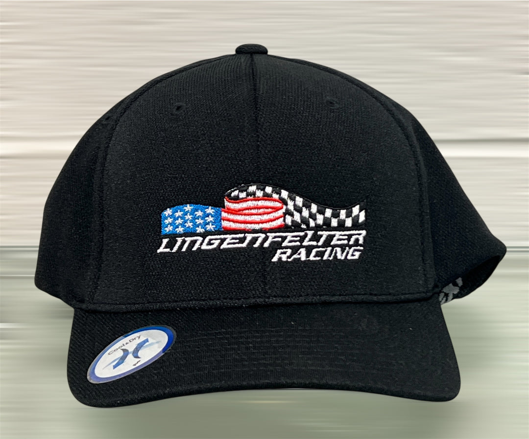 Lingenfelter Racing Flexfit Hat - Black