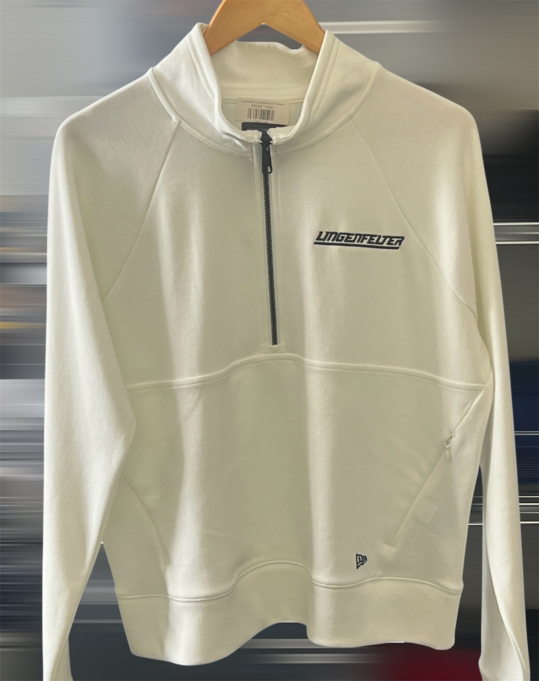 Lingenfelter Ladies New Era Pullover Ivory