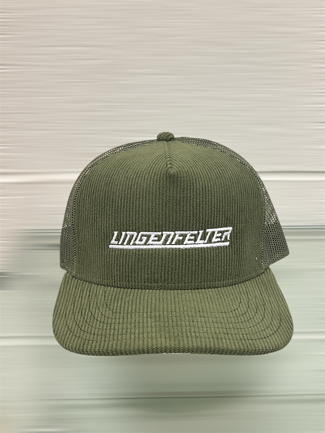 Lingenfelter Corduroy Mesh Back Hat - Racing Green