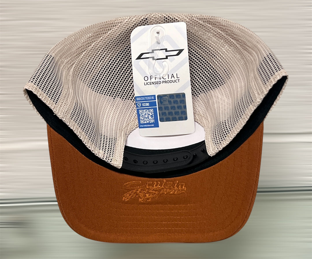 Chevrolet Est. 1911 snapback hat by Team Lingenfelter, featuring a classic design with embroidered Chevrolet logo and adjustable brim.