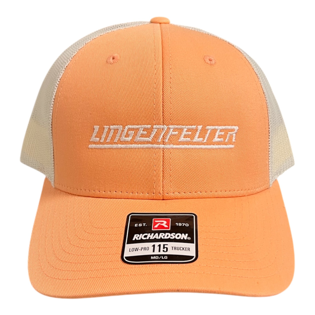 Lingenfelter Mesh Hat Sunkiss peach snapback