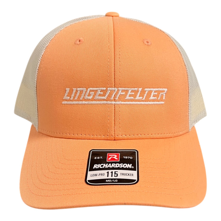 Lingenfelter Mesh Hat Sunkiss peach snapback
