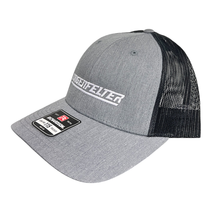 Gray Hat Mesh Black snapback Lingenfelter Performance Engineering side view