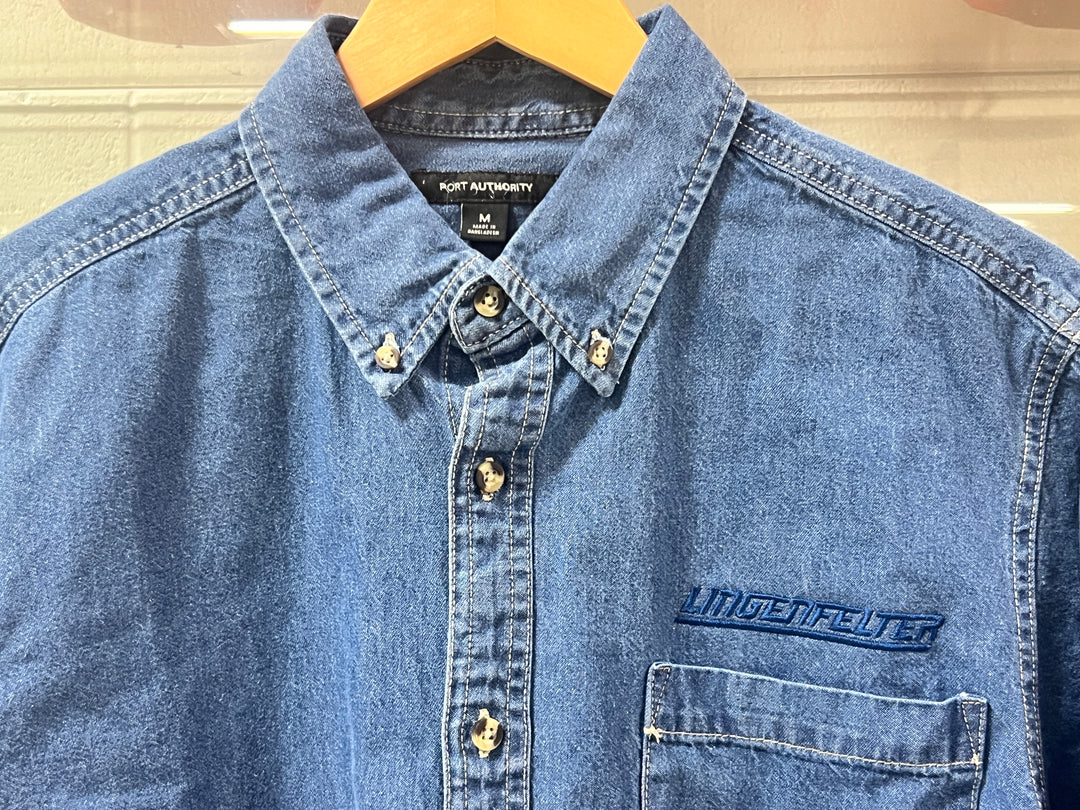  Lingenfelter Denim Men's Long Sleeve Shirt