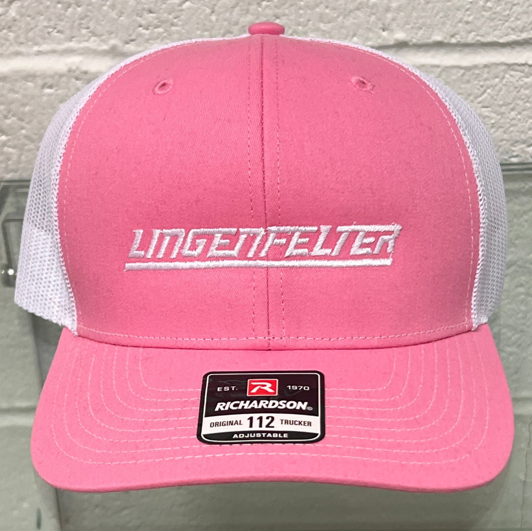 Lingenfelter Pink & White Mesh Hat 112 Richardson