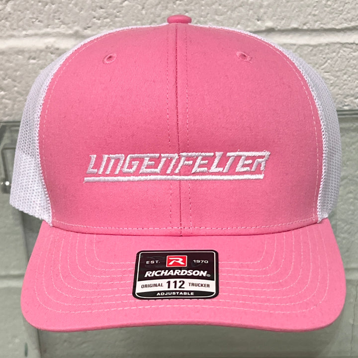 Lingenfelter Pink & White Mesh Hat 112 Richardson