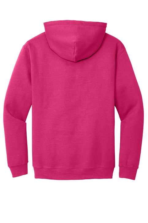 Pink hoodie on a white background