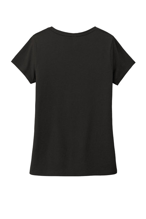 Black t-shirt on a white background