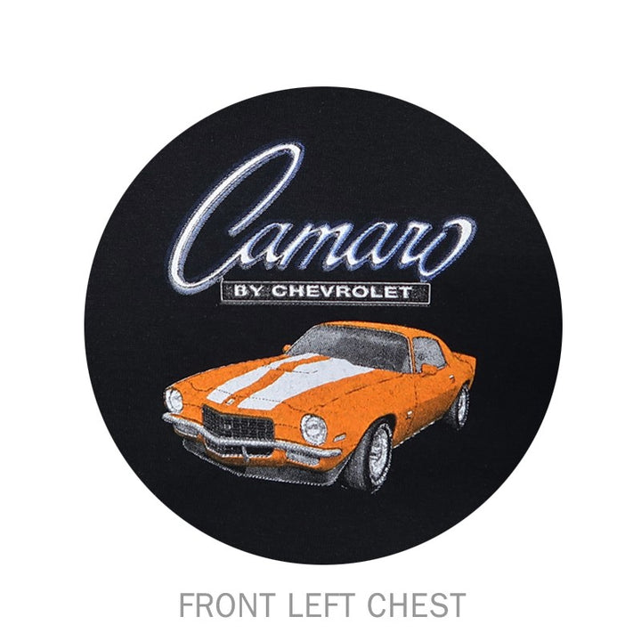 camaro by Chevrolet car in orange