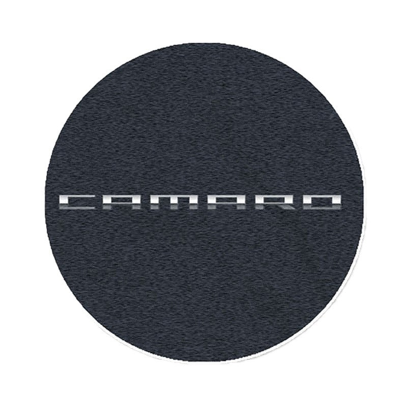 camaro logo on gray background