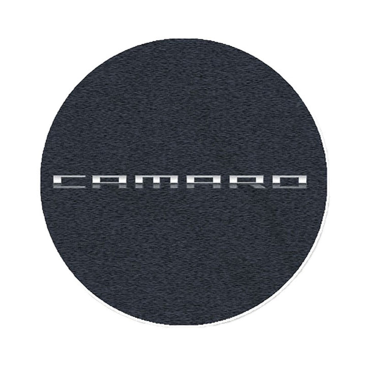 camaro logo on gray background