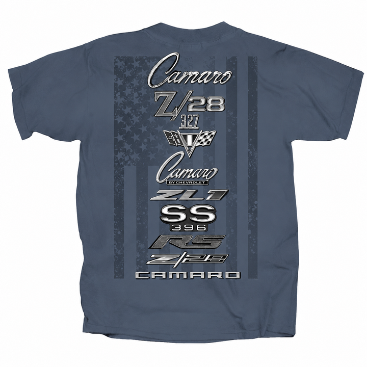 PRE-ORDER - CAMARO LOGO FLAG Tee