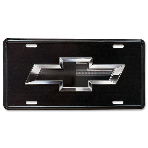 BLACK BOWTIE LICENSE PLATE