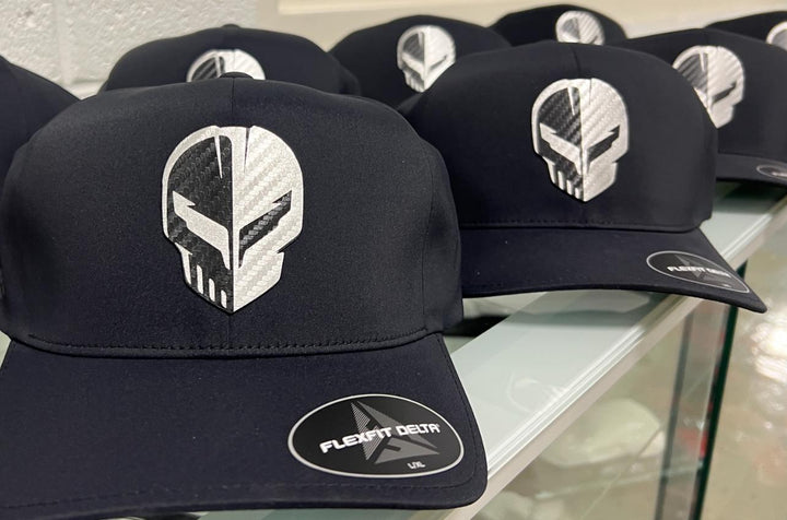 Black Jake Corvette Racing Hat with Embroidered Logo