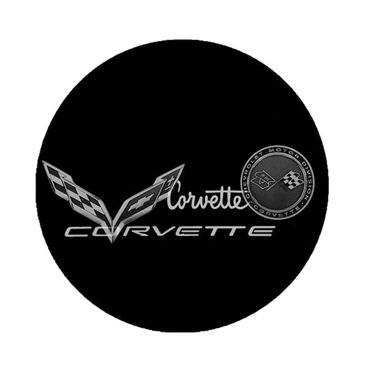 Black Corvette logo with brand name on a white background