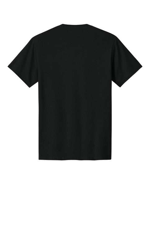 Black Corvette C8 Corvette men's vertical T-shirt made of cotton, featuring the iconic logo on the front.