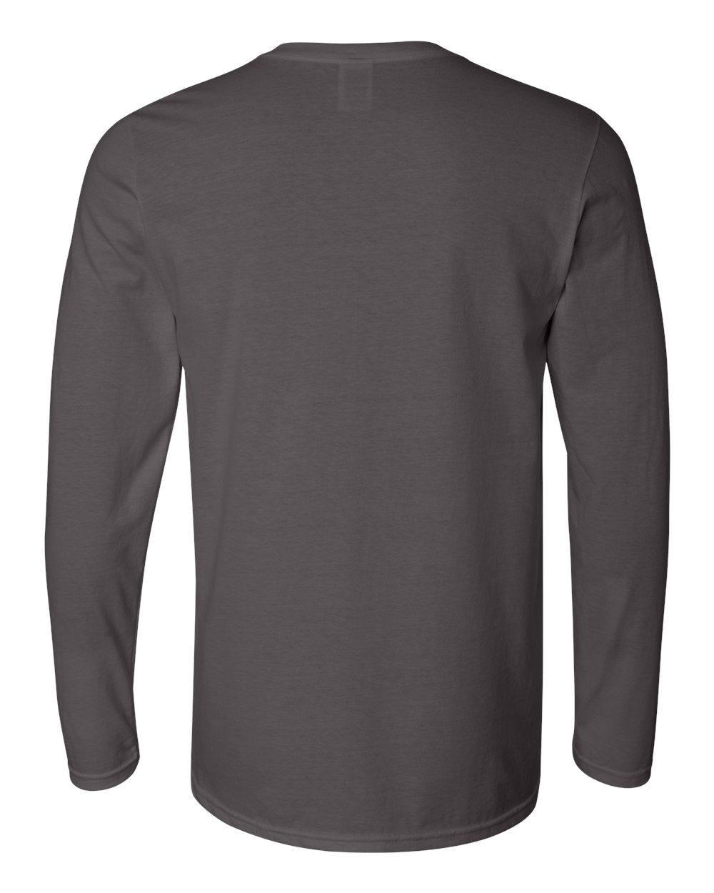 Gray long sleeve T-shirt for men from Lingenfelter Race Gear, featuring C8 Corvette design on soft cotton fabric.