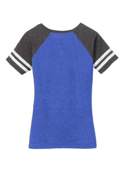 Lingenfelter Ladies V-Neck Tee Back View